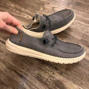 Hey Dude gray blue Shoes